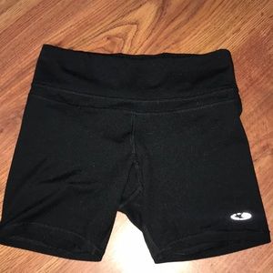 Black champion exercise shorts
